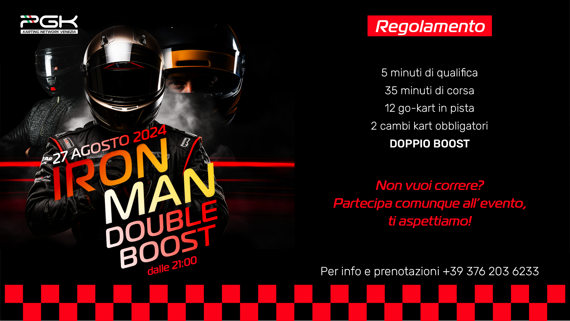 Ironman Double Boost - 27 agosto 2024 - dalle 21:00